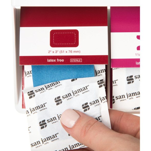 San Jamar MKBR905 Mani-Kare Large Patch Bandage Refill (3 pack of 10)