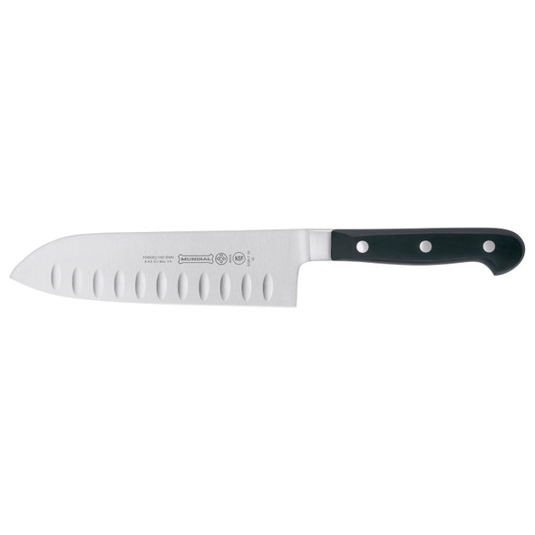 Mundial BP5109-7GE Santoku Knife, 7", granton edge, forged, high carbon stainless steel