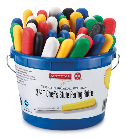 Mundial 5601-MULTI 5600 Series Paring Knife, 3-1/4", Assorted Color