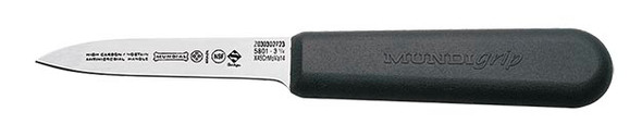 Mundial 5801-3 1/4 5800 Series, Paring Knife, 3-1/4", Black Handle