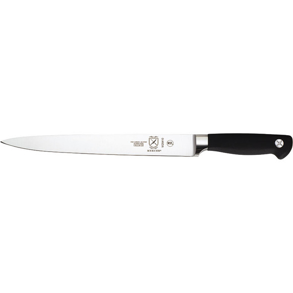 Mercer Culinary M20410 Genesis Forged Carving Knife, 10", Black Handle