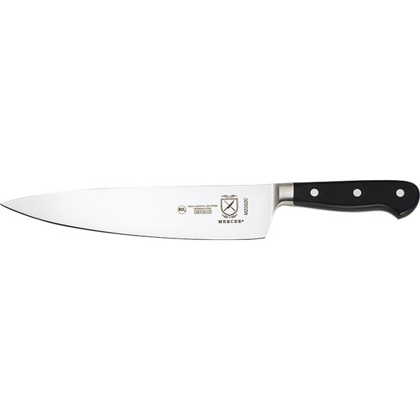 Mercer Culinary M23520 Renaissance Forged Chef's Knife, 9", Riveted, Black Handle