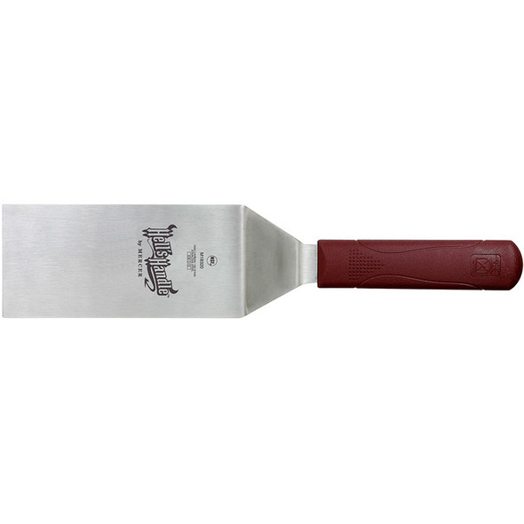 Mercer Culinary M18320 Hell's Handle, Turner, 6" x 3", Square Blade
