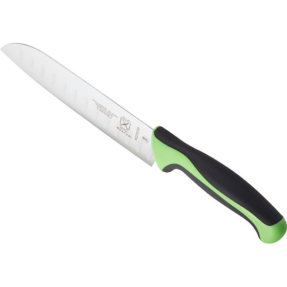 Mercer Culinary M22707GR Millennia Primary, Santoku Knife, 7",Green Ergonomic Handle