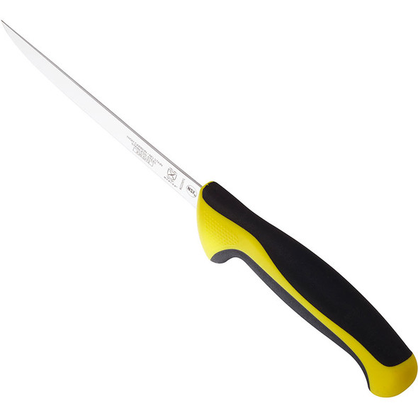 Mercer Culinary M22206YL Millennia Narrow Boning Knife, 6", Yellow Handle
