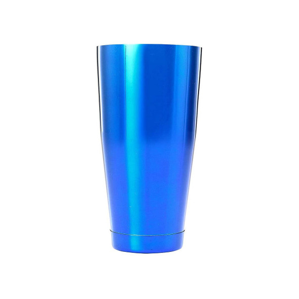 Mercer Culinary M37084BL Barfly Shaker, 28 oz., Blue Exterior, Stainless Steel
