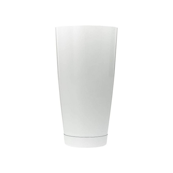 Mercer Culinary M37084WH Barfly Shaker, 28 oz., White Exterior, Stainless Steel