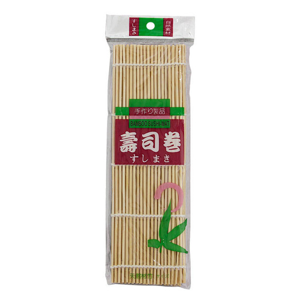 MIYA B-58 Bamboo Sushi Rolling Mat, 9-1/2" x 9-1/2", Natural