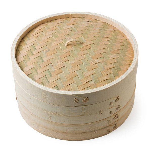 MIYA B212B Bamboo Steamer Set, 12" Diameter MIYA B212B Bamboo Steamer Set, 12" Diameter
