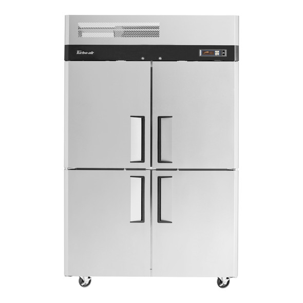 Turbo Air M3R47-4-N M3 Series Top Mount Reach-In Refrigerator - 4 Solid Half-Doors