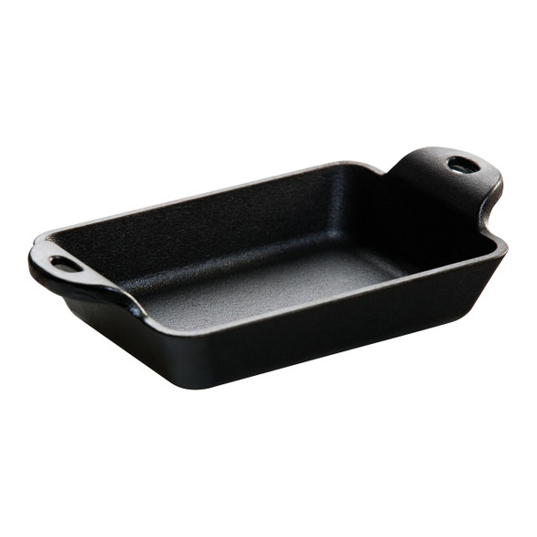 Lodge HMSRC Heat-Treated 10 Ounce Rectangular Cast Iron Mini Server Lodge HMSRC Heat-Treated 10 Ounce Rectangular Cast Iron Mini Server