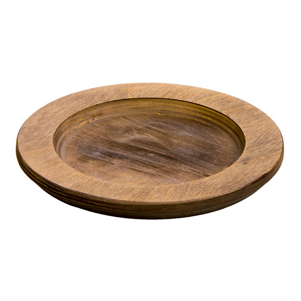 Lodge U3RP Round Wood Underliner, Walnut Stain