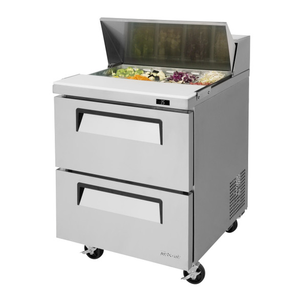 Turbo Air TST-28SD-D2-N Sandwich/Salad Prep Table - 2 Drawers