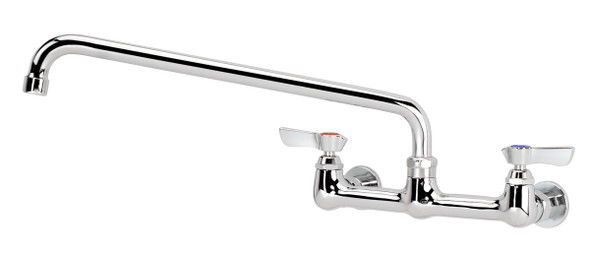 Krowne 12-814L Commercial 8" Center Wall Mount Faucet with 14" Spout