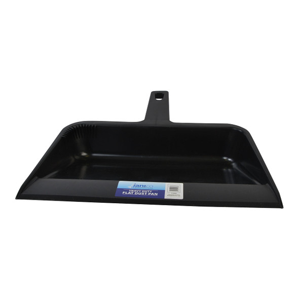 Janico 1089 Flat Dust Pan, Plastic, 12" Mouth Janico 1089 Flat Dust Pan, Plastic, 12" Mouth