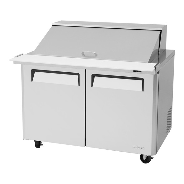 Turbo Air MST-48-18-N M3 Series 48" Mega Top Sandwich Salad Prep Table - 2 Solid Doors