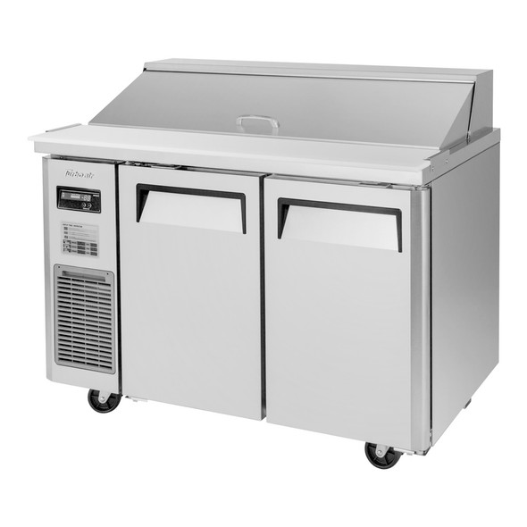 Turbo Air JST-48-N J Series Sandwich/Salad Prep Table, Side Mount, 2 Solid Doors