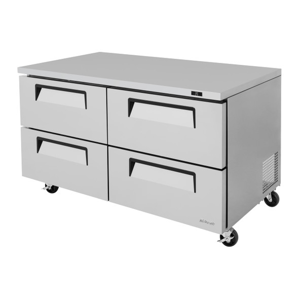 Turbo Air TUR-60SD-D4-N Undercounter Refrigerator, 4 Drawers