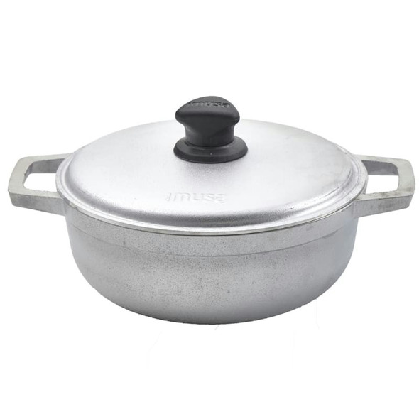 Imusa GAU-80503 Cast Aluminum Caldero & Solid Lid, 2.6 Qt. Imusa GAU-80503 Cast Aluminum Caldero & Solid Lid, 2.6 Qt.