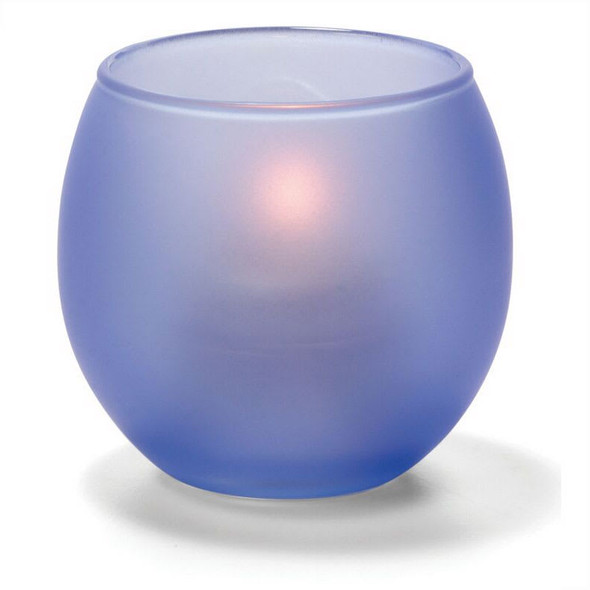 Hollowick 5119SDB Votive Holder, Glass Bubble, 2-3/8"H x 2-5/8"Dia, Dark