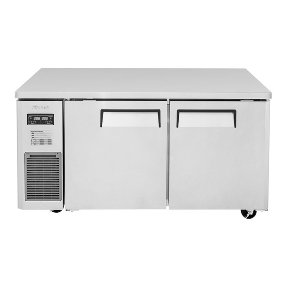 Turbo Air JURF-60-N J Series 2 Solid Doors Undercounter Dual Temp Refrigerator & Freezer, Side Mount