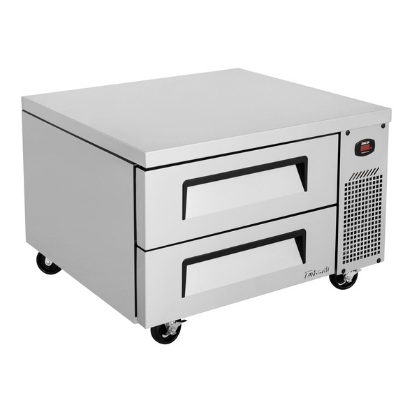 Turbo Air TCBE-36SDR-N6 Super Deluxe 36" Stainless Steel Chef Base Refrigerator - 2 Drawers