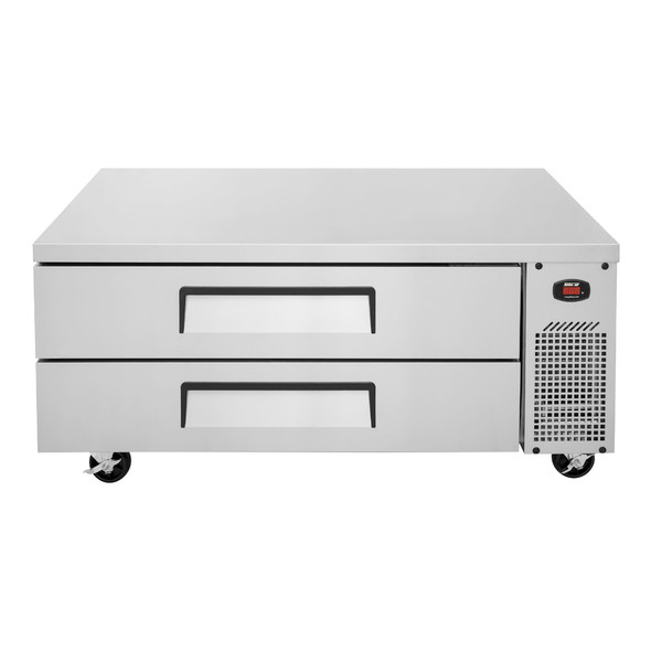 Turbo Air TCBE-52SDR-N Super Deluxe 52" Stainless Steel Chef Base Refrigerator - 2 Drawers