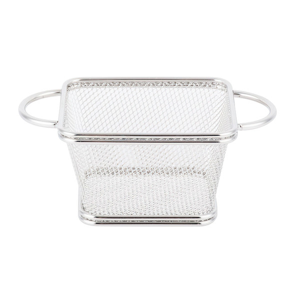 GET 4-81865 Single Serving Fry Basket, 4"x3-1/4"x2-1/4", Rectangular