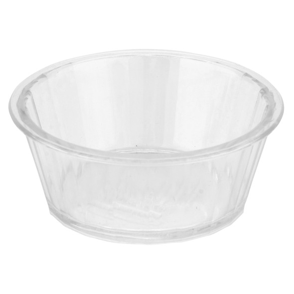 GET ER-020-CL 2 Oz. SAN Fluted Ramekin, Clear GET ER-020-CL 2 Oz. SAN Fluted Ramekin, Clear