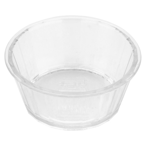 GET ER-045-CL 4 Oz. Fluted Ramekin, Clear