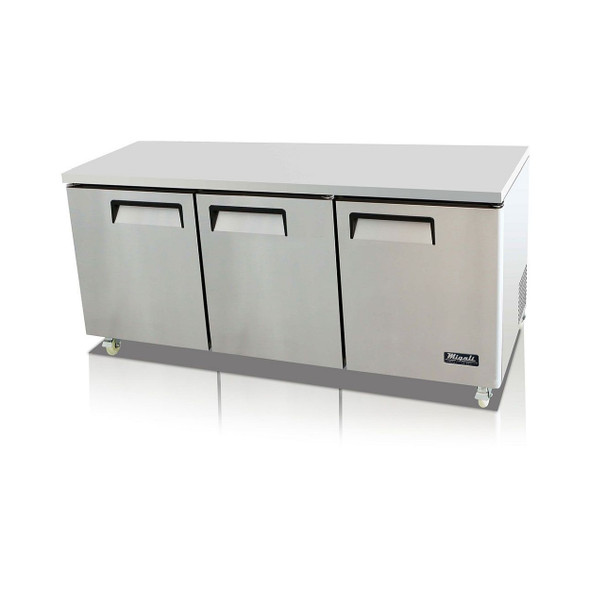 Migali C-U72R 72" Under-counter & Work Top Refrigerator Migali C-U72R 72" Under-counter & Work Top Refrigerator