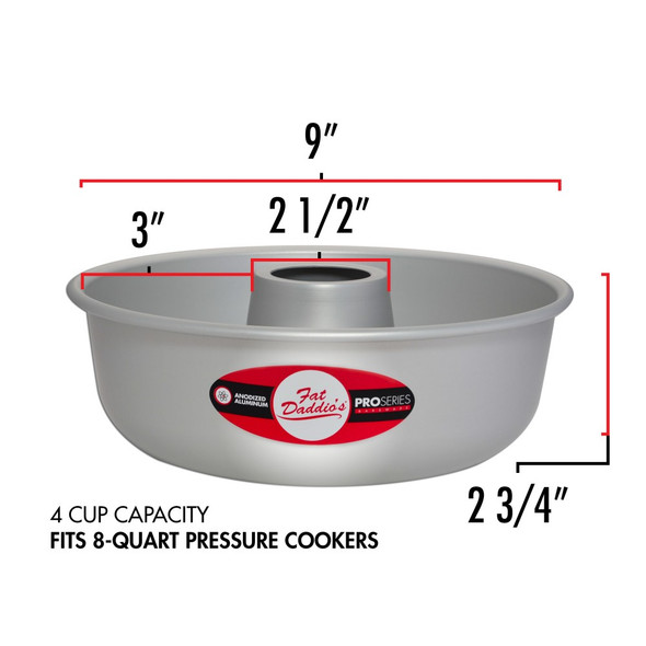 Fat Daddio's RMP-9 Ring Mold Pan, 9" x 2.75"