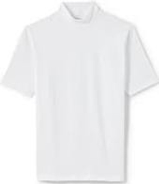 FORTUNE KS/S-XL Kitchen Shirt, Short Sleeve, White, X-Large