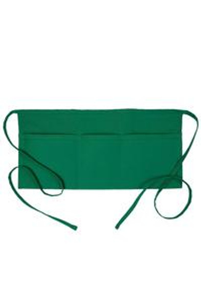 FORTUNE WA-KELLYGR Waist Apron, Three Pocket, Kelly Green