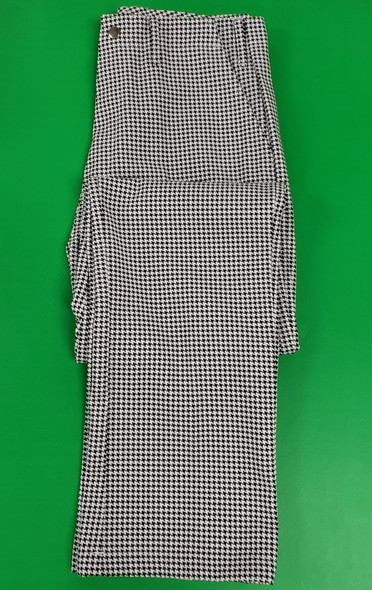 FORTUNE CPBW 2830 Chef Pants, 2830, Black & White