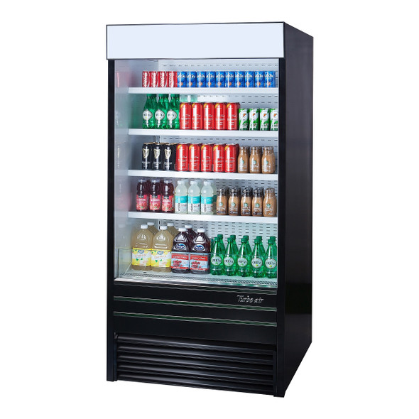 Turbo Air TOM-36EB-N 36" Vertical Air Curtain Open Display Merchandiser