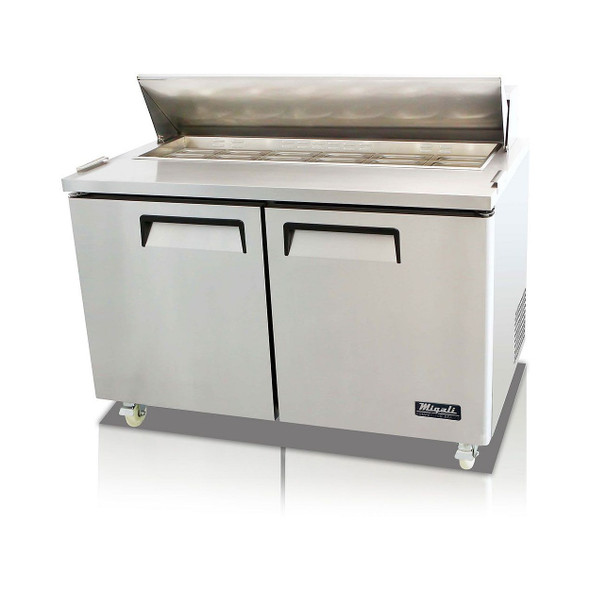 Migali C-SP60-16 60" wide, 16 Pans, Sandwich Prep Table Migali C-SP60-16 60" wide, 16 Pans, Sandwich Prep Table