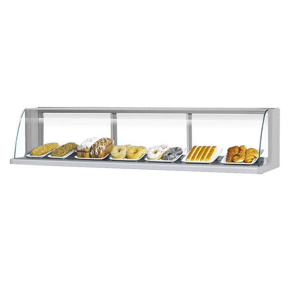 Turbo Air TOMD-60LW 63" Non Refrigerated Top Display Dry Case - Low, 1 Tier (white)