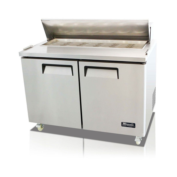 Migali C-SP48-18BT 48" wide, 18 Pans, Big Top Sandwich Prep Table Migali C-SP48-18BT 48" wide, 18 Pans, Big Top Sandwich Prep Table