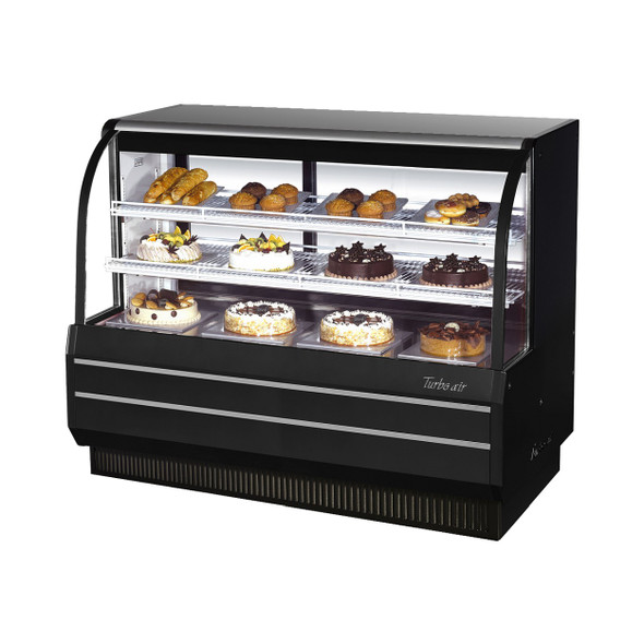 Turbo Air TCGB-60DR-B-N 5' Dry Bakery Case - Black