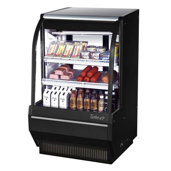 Turbo Air TCDD-36H-B-N 3' Deli Case - High Profile (3 Tiers) - Black