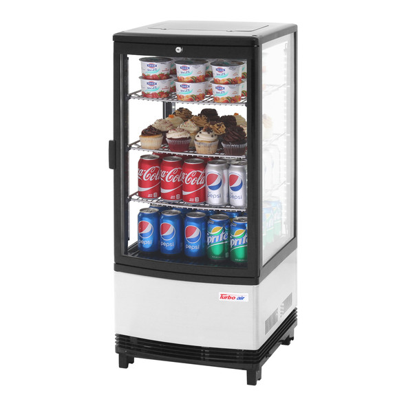 Turbo Air CRT-77-1R-N All Side Glass Diamond Show Case