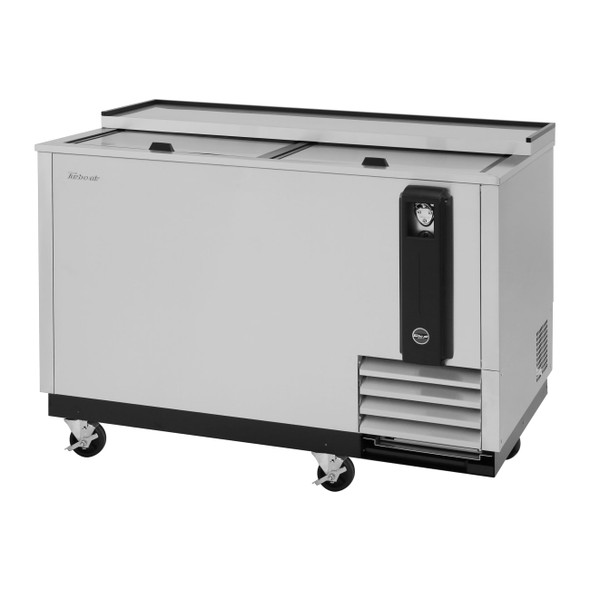 Turbo Air TBC-50SD-N6 Bottle Cooler, 2 Lids, Stainless Steel Exterior