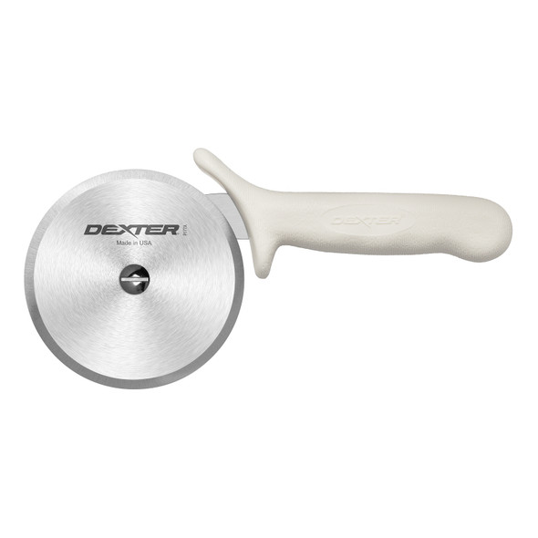 Dexter-Russell 18023 Pizza Cutter, 4", Stainless Steel Blade, White Handle