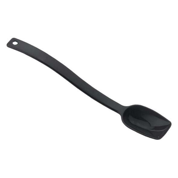 Cambro SPO10CW110 10" Solid Polycarbonate Deli Spoon, 3/4 oz, Black