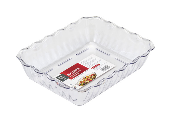 Cambro DC10152 Deli Crock, 4.9 QT, Clear, NSF