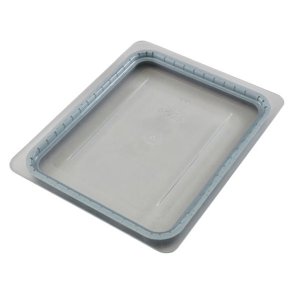 Cambro 20CWGL135 Food Pan Cover, 1/2 size, Solid, Clear, w/Grip Lid