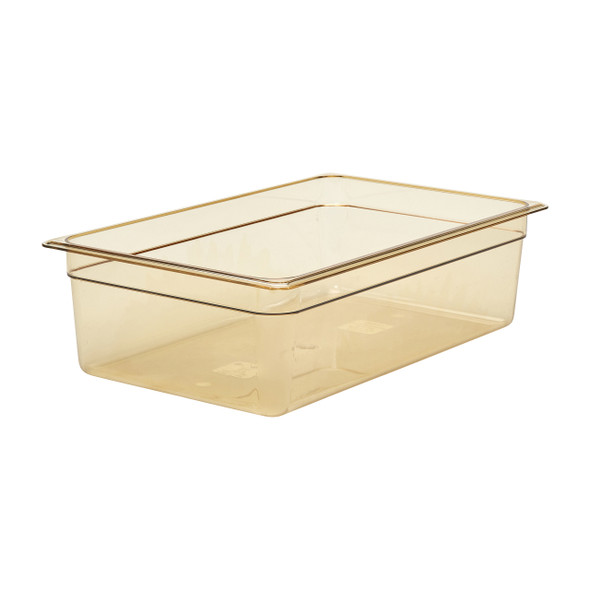 Cambro 16HP150 Food Pan, Full Size, 6" Deep, Amber, Non-Stick, Hi-Temp