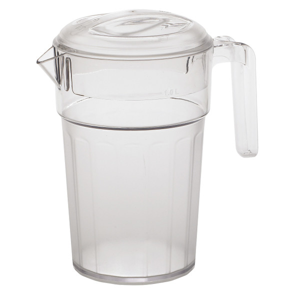 Cambro PC34CW135 34 Oz. Stackable Polycarbonate Pitcher