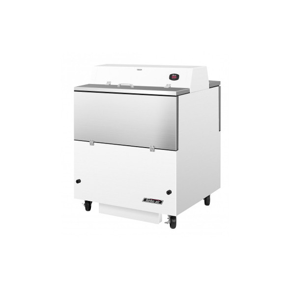 Turbo Air TMKC-34D-N-SS 34" Dual Access Milk Cooler - SS Exterior SS Interior